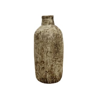 Earthenware Bottle Vessel Aged Natural