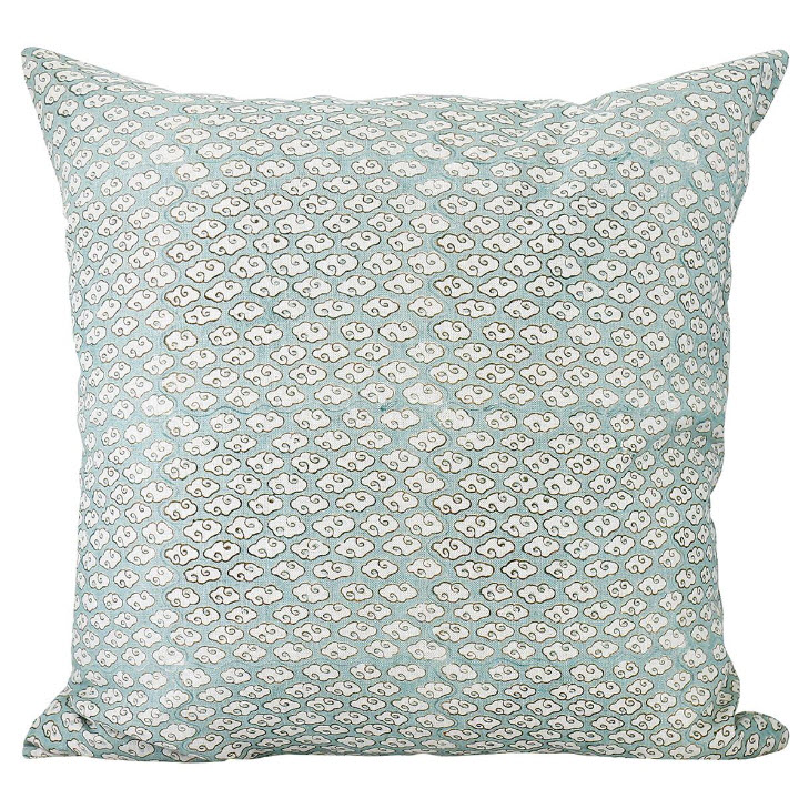 Walter G Kumo Oak Celadon Linen Cushion