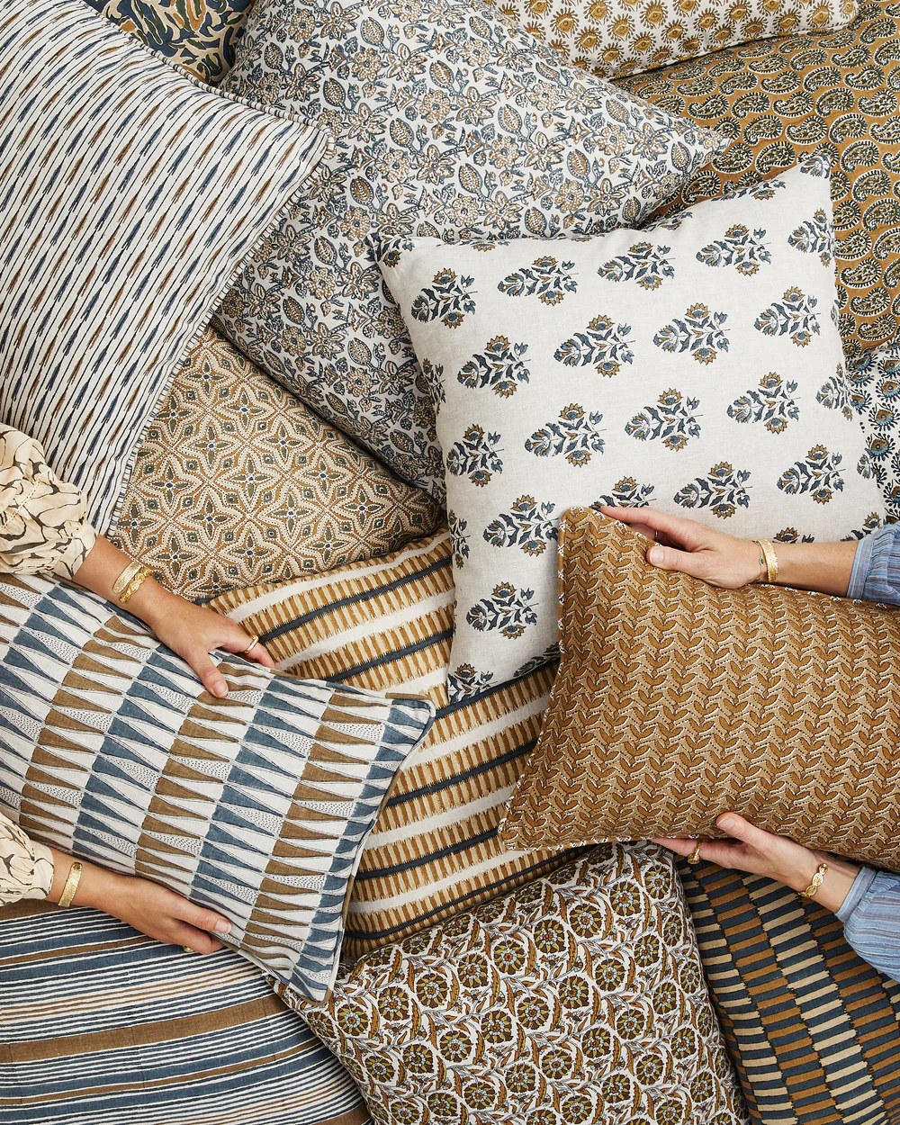 Krabi Walnut Linen Cushion