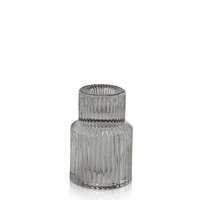 Hueseeka Arlo Candle Holder - smoke