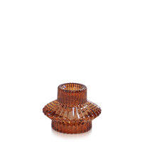 Hueseeka Aida Candle Holder - amber