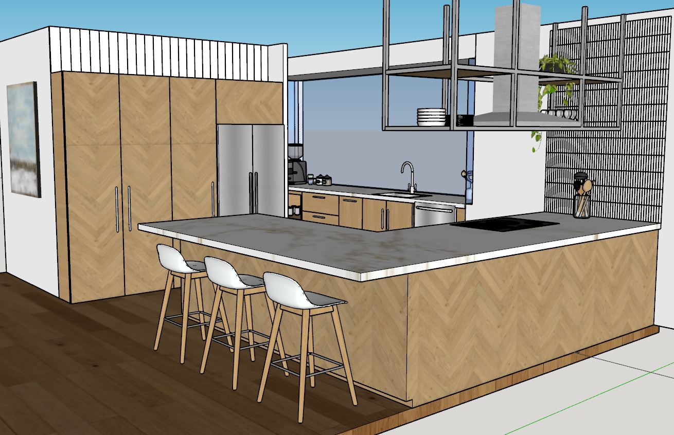 Example of our 3D imagery Renovating your kitchen