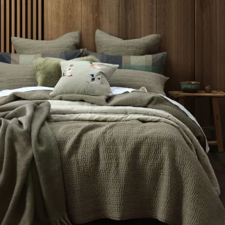 MM Linen Loom Coverlet Sage