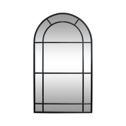 Arched Iron Mirror