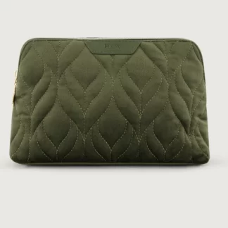 Flox Ahi Velvet Cosmetic Case - Olive