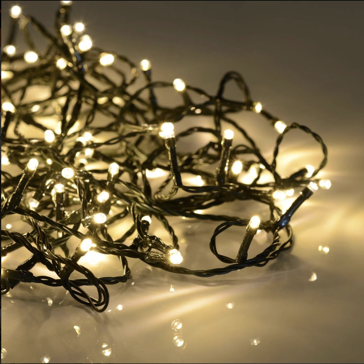 String of Lights Decorating your Christmas Tree