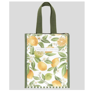 Wallace Cotton Lemon Lunch Bag
