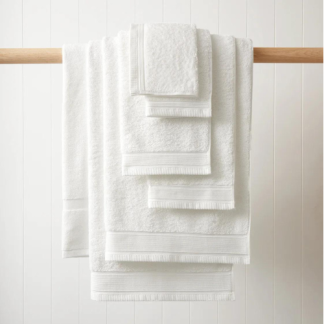 Wallace Cotton Oasis Towel Set - White