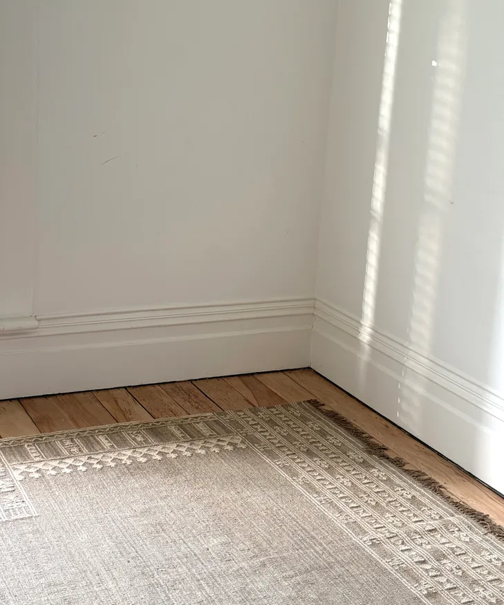 French Country Sundara Motif Rug Sand - Small