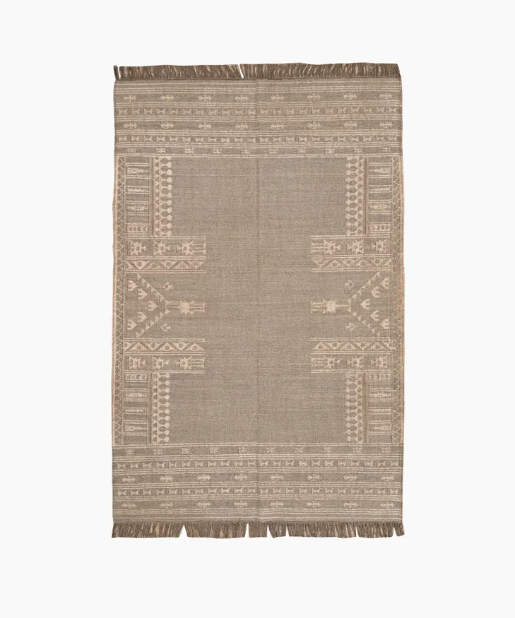 French Country Sundara Motif Rug Sand - Small