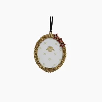 French Country Hanging Oval Frame Joy