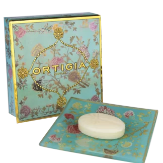 Ortigia Sicilia Florio Glass Plate and Soap