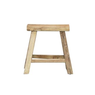 Parq wooden rectangle stool