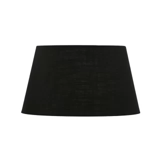 CC Interiors Tapered drum lampshade black 41cm