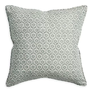 Walter G Suzani Celadon Linen Cushion
